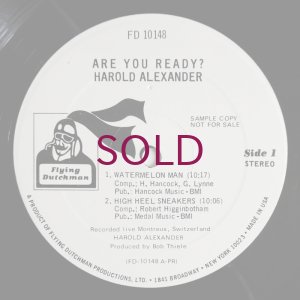 画像2: Harold Alexander - Are You Ready?