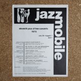 Jazzmobile 1975 flyer