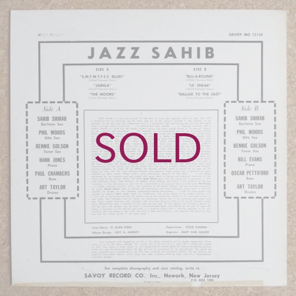 Sahib Shihab - Jazz Sahib - UNIVERSOUNDS