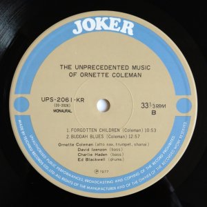 画像4: Ornette Coleman - The Unprecedented Music Of Ornette Coleman