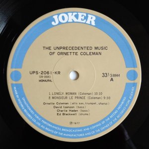 画像3: Ornette Coleman - The Unprecedented Music Of Ornette Coleman
