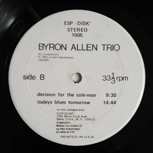画像4: Byron Allen Trio - Byron Allen Trio