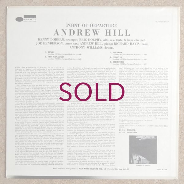 Andrew Hill - Point Of Departure - UNIVERSOUNDS