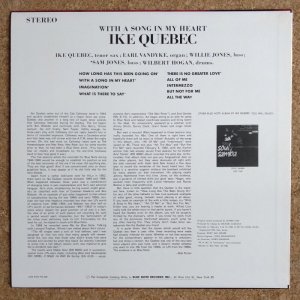 画像2: Ike Quebec - With A Song In My Heart