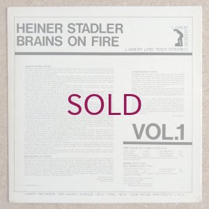 画像2: Heiner Stadler - Brains On Fire Vol.1