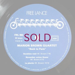 画像3: Marion Brown Quartet - Back To Paris