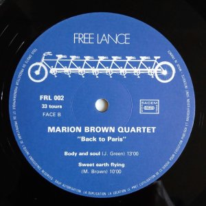 画像4: Marion Brown Quartet - Back To Paris
