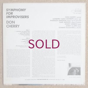 画像2: Don Cherry - Symphony For Improvisers