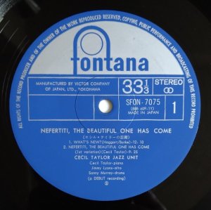 画像3: Cecil Taylor Jazz Unit - Nefertiti, The Beautiful One Has Come