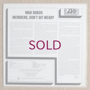 画像2: Max Roach - Members, Don't Git Weary