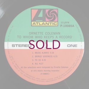 画像3: Ornette Coleman - To Whom Who Keeps A Record