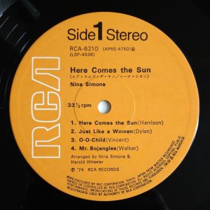画像3: Nina Simone - Here Comes The Sun