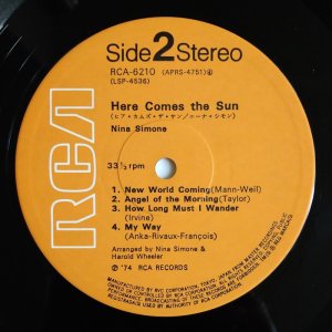 画像4: Nina Simone - Here Comes The Sun