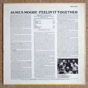 画像2: James Moody - Feelin' It Together