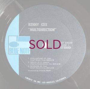 画像3: Kenny Cox & The Contemporary Jazz Quintet - Multidirection