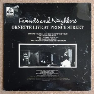 画像2: Ornette Coleman - Friends & Neighbors / Ornette Live At Prince Street