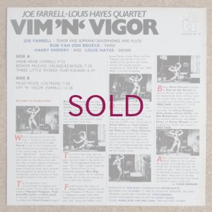 画像2: Joe Farrell / Louis Hayes Quartet - Vim 'N' Vigor