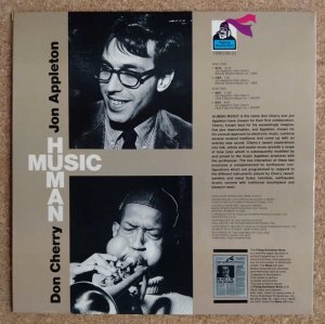 画像2: Jon Appleton & Don Cherry - Human Music