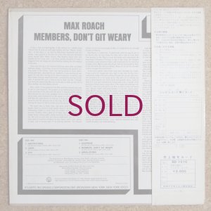 画像2: Max Roach - Members, Don't Git Weary