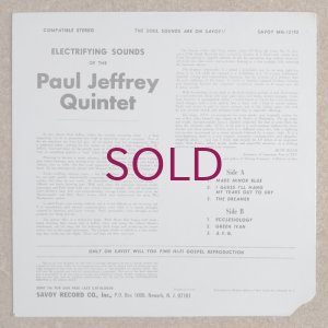 画像2: Paul Jeffrey Quintet - Electrifying Sounds