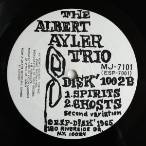 画像4: Albert Ayler Trio - Spiritual Unity