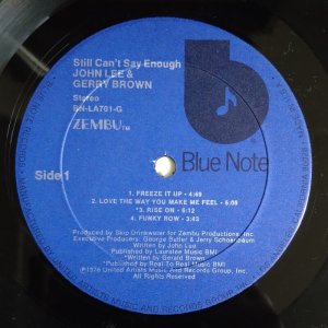 画像3: John Lee / Gerry Brown - Still Can't Say Enough