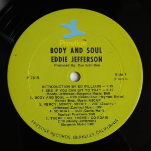 画像3: Eddie Jefferson - Body & Soul