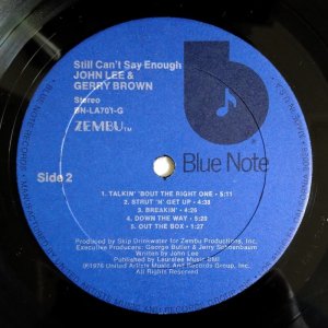 画像4: John Lee / Gerry Brown - Still Can't Say Enough