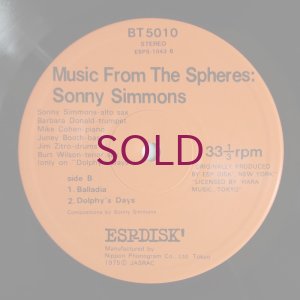 画像4: Sonny Simmons - Music From The Spheres