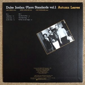 画像2: Duke Jordan - Plays Standards Vol.1 / Autumn Leaves