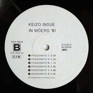 画像4: Keizo Inoue - In Moers '81