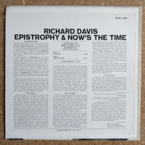 画像2: Richard Davis - Epistrophy & Now's The Time