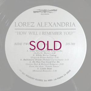 画像4: Lorez Alexandria - How Will I Remember You?