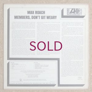 画像2: Max Roach - Members, Don't Git Weary