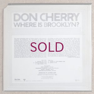 画像2: Don Cherry - Where Is Brooklyn?