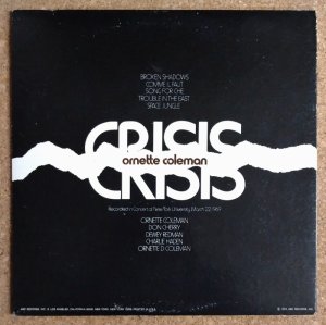 画像2: Ornette Coleman - Crisis