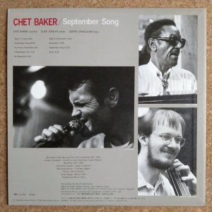 画像2: Chet Baker Trio with Duke Jordan - September Song