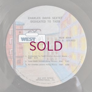 画像4: Charles Davis Sextet - Dedicated To Tadd