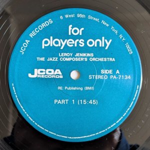 画像3: Leroy Jenkins / The Jazz Composer's Orchestra - For Players Only