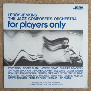 画像1: Leroy Jenkins / The Jazz Composer's Orchestra - For Players Only