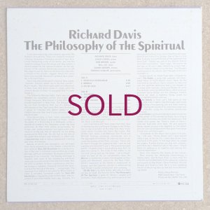 画像2: Richard Davis - The Philosophy Of The Spiritual