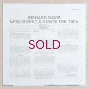 画像2: Richard Davis - Epistrophy & Now's The Time