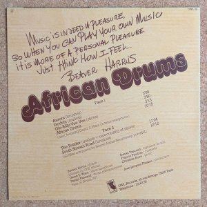 画像2: Beaver Harris - African Drums